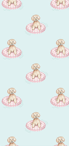 Pink Poolside Pups Comfort Set -