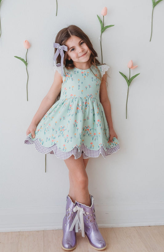 Sweetheart Bow Cowgirl Boots- Purple in - Shoes photo