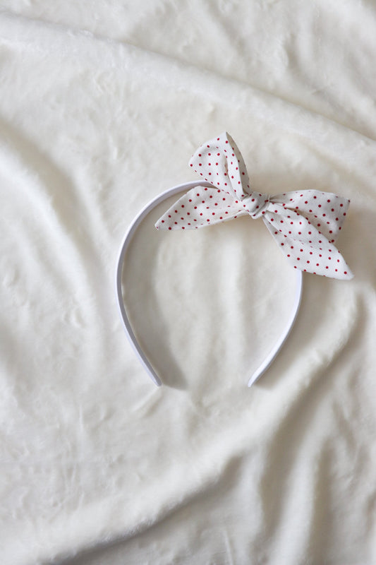 Ruby Headbands in Mini pinwheel hard satin headband - photo