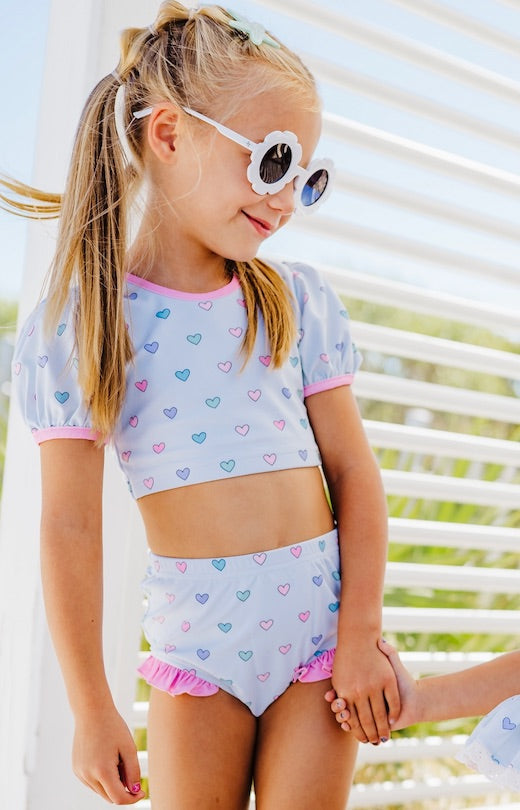 Candyland Puff Sleeve Bikini -