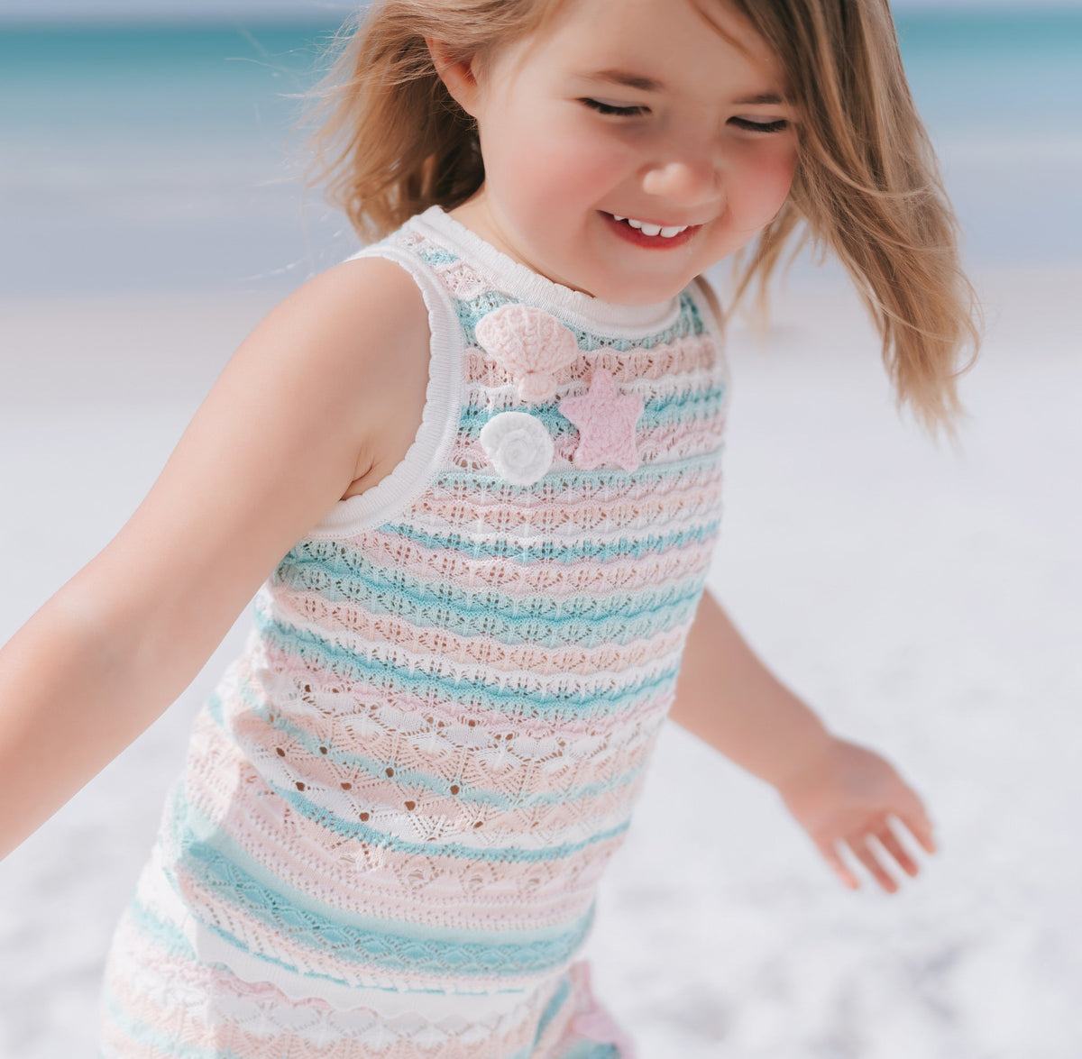 Seashore Stripe Knit Tank -