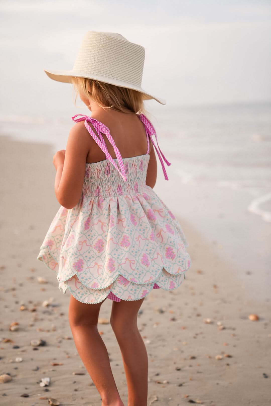 Floral Fancies Scallop Tunic Set - SwagglyLife Home & Fashion