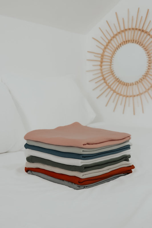River Ribbed Stretch Swaddle in - photo