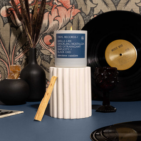 Vinyl Records in - candles photo