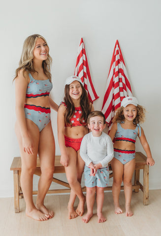*PREORDER* Heritage Flag Boy Shorts in - 4th of July Collection photo