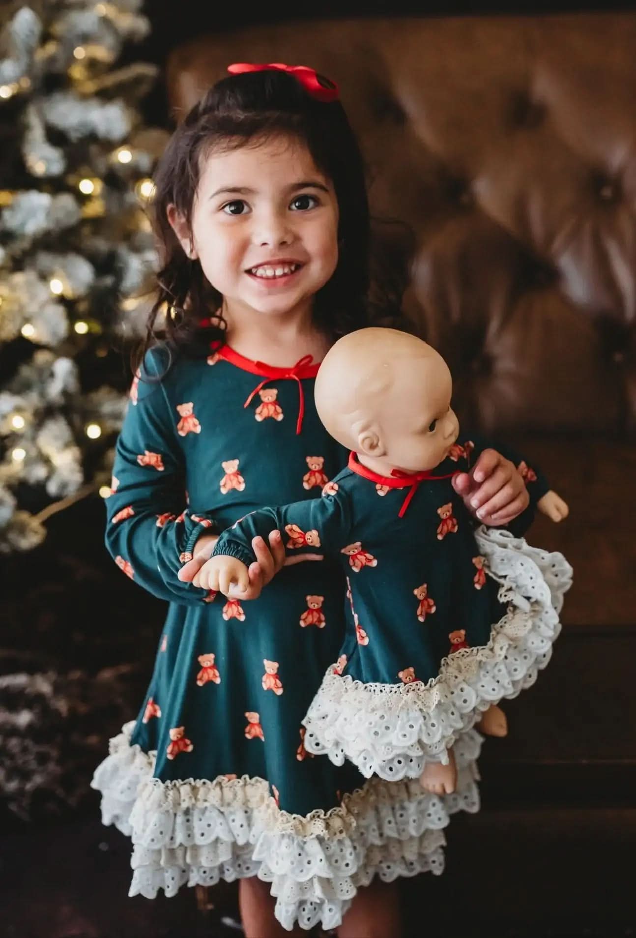 *PREORDER* Beary Merry Gown and Bloomers - SwagglyLife Home & Fashion