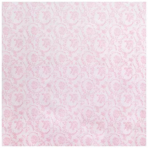 Pink Chinoiserie Ruffle Nursing Pillow Cover