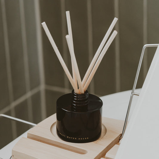 Hello Fall Amber Tinted Glass Jar Reed Diffuser in - Reed Diffusers photo