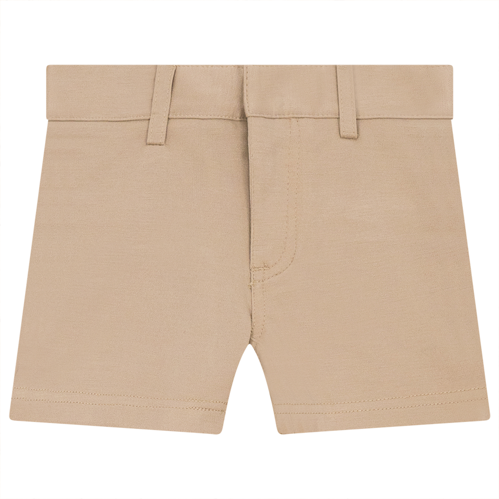 Ponte Short Pant in Sand - Boys Pants photo