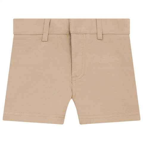 Ponte Short Pant in Sand - Boys Pants photo