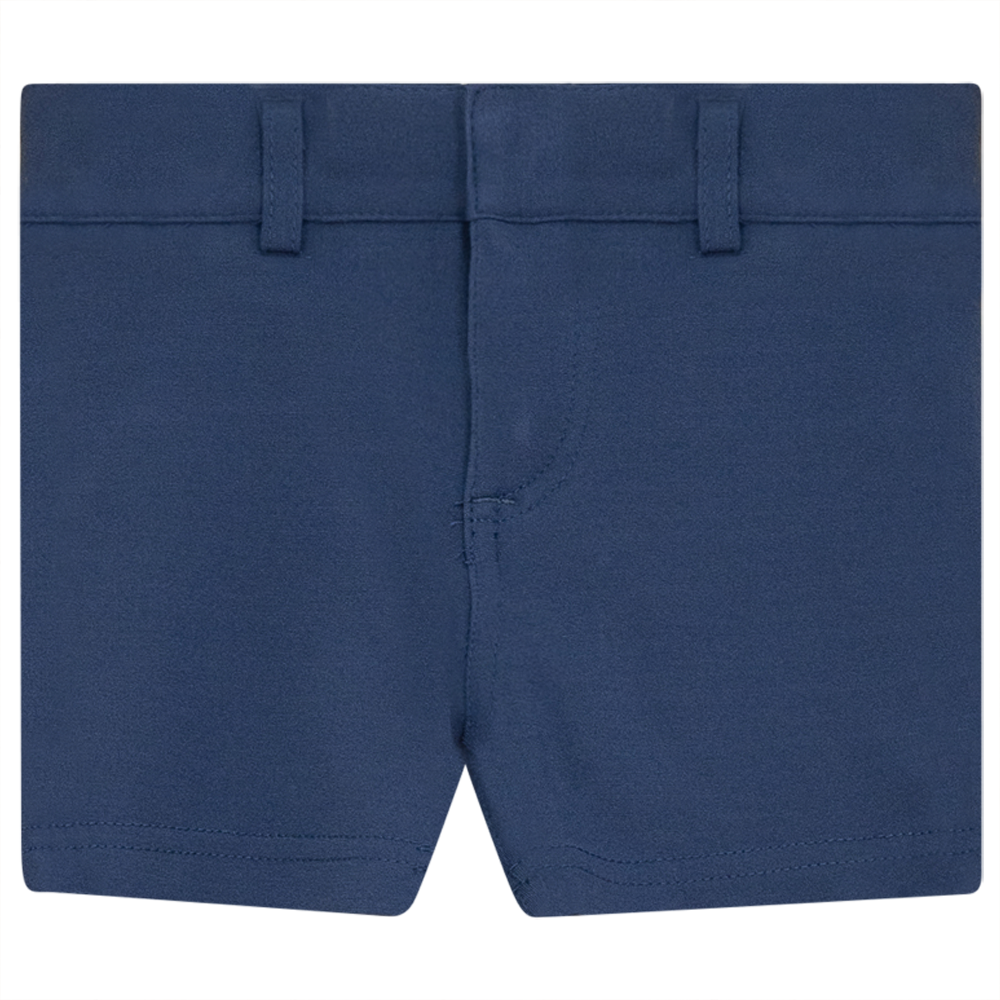 Ponte Short Pant in Indigo - Boys Pants photo