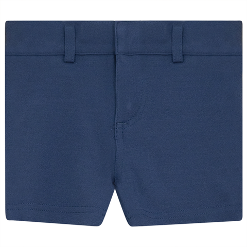 Ponte Short Pant in Indigo - Boys Pants photo