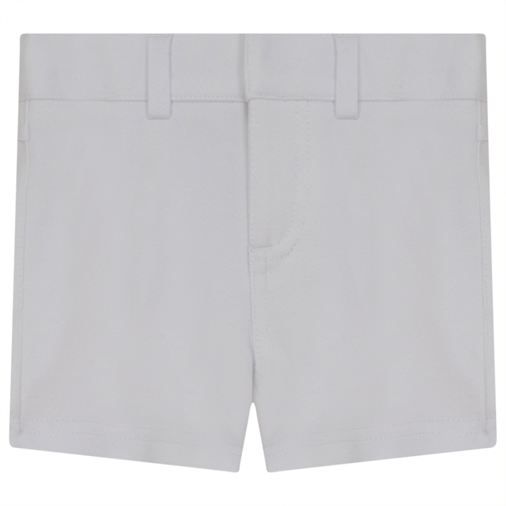 Ponte Short Pant in White - Boys Pants photo