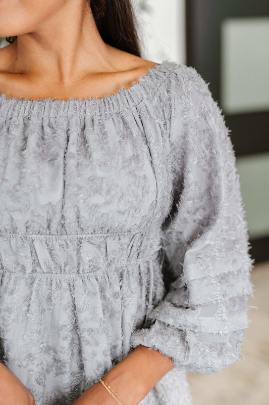 All Is Well Dress In Opal Gray in - Womens photo