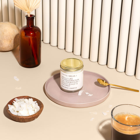 Coffee Break in - candle photo