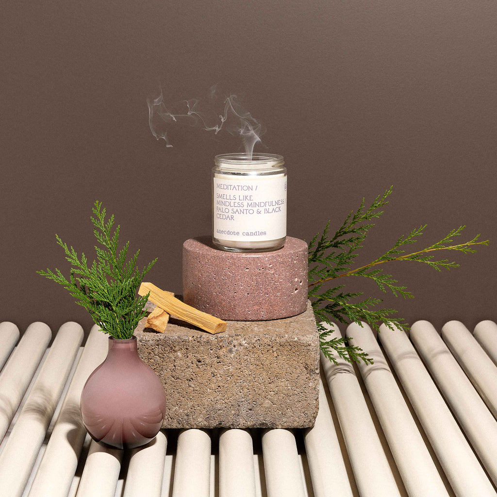 Meditation in - candle photo