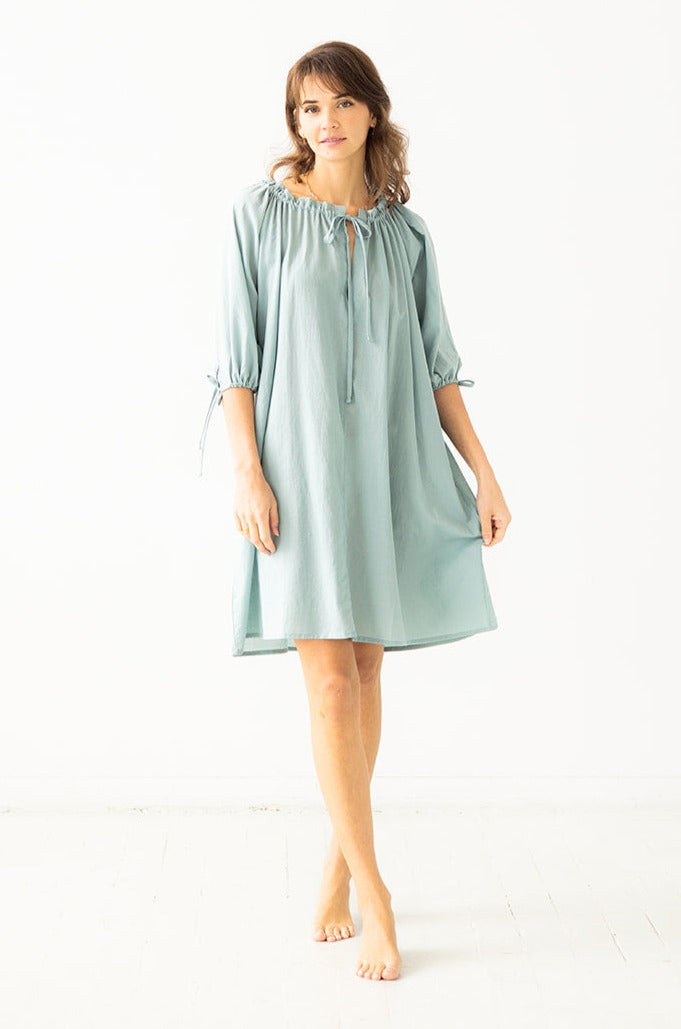 Antoinette Tunic in Sage - NIGHTGOWN photo