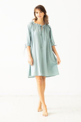 Antoinette Tunic in Sage - NIGHTGOWN photo