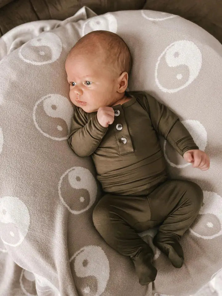 Newborn Boy Outfit Set - Army Green | Baby Boy Coming Home Outfit - 3-6 mo | SwagglyLife