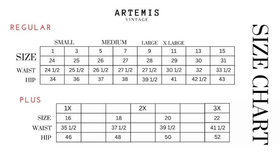 ARTEMIS VINTAGE High Rise Wide Leg Jeans