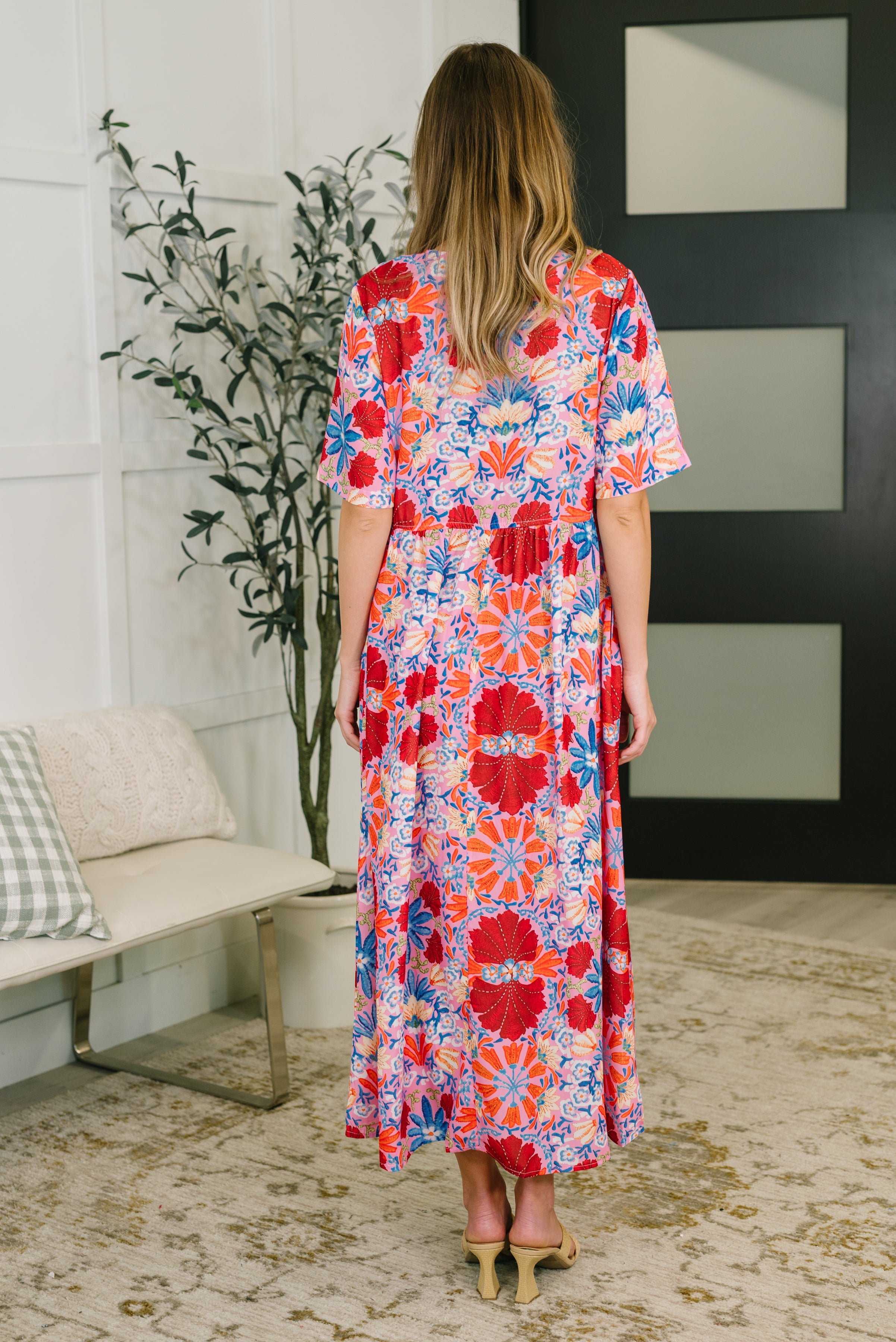 Art of Loving Bow Detail Floral Dress -