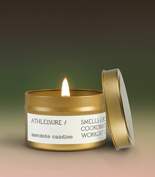 Athleisure in Travel Tin - candles photo
