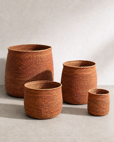 Handwoven Auburn Iringa Baskets | Tanzania