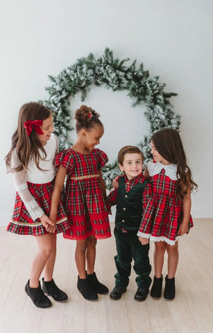 *PREORDER* Christmas Tartan Jumper in - Dresses photo