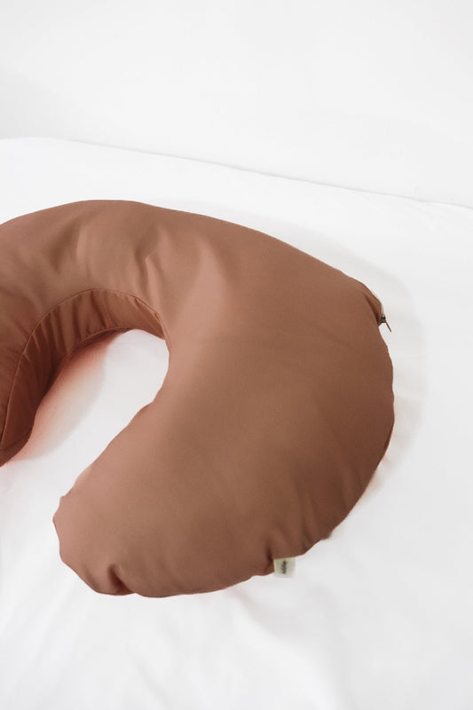 Ribbon Wipeable Nursing Pillow Cover in - photo