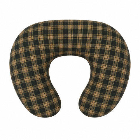 Green Plaid Ruffle Nursing Pillow Cover