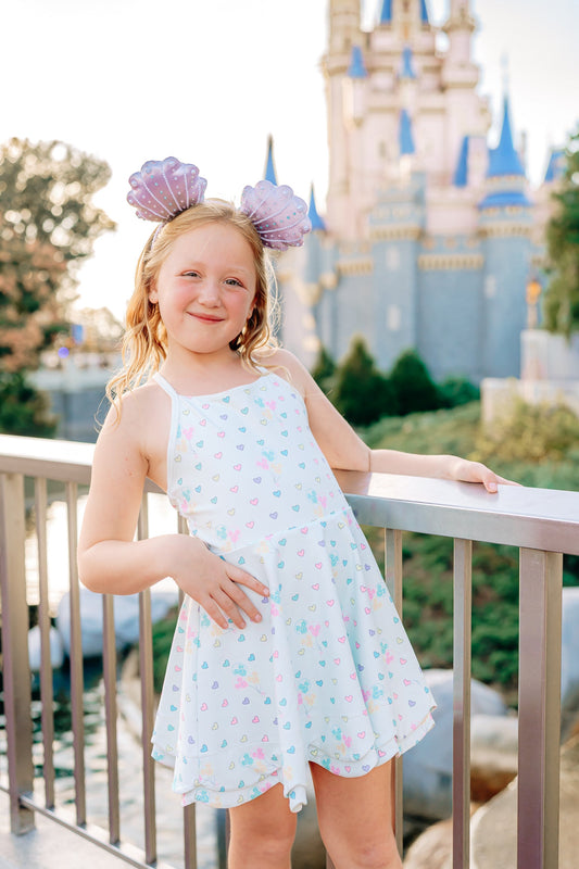 Main Street Magic Scallop Athleisure Dress in - Dresses photo