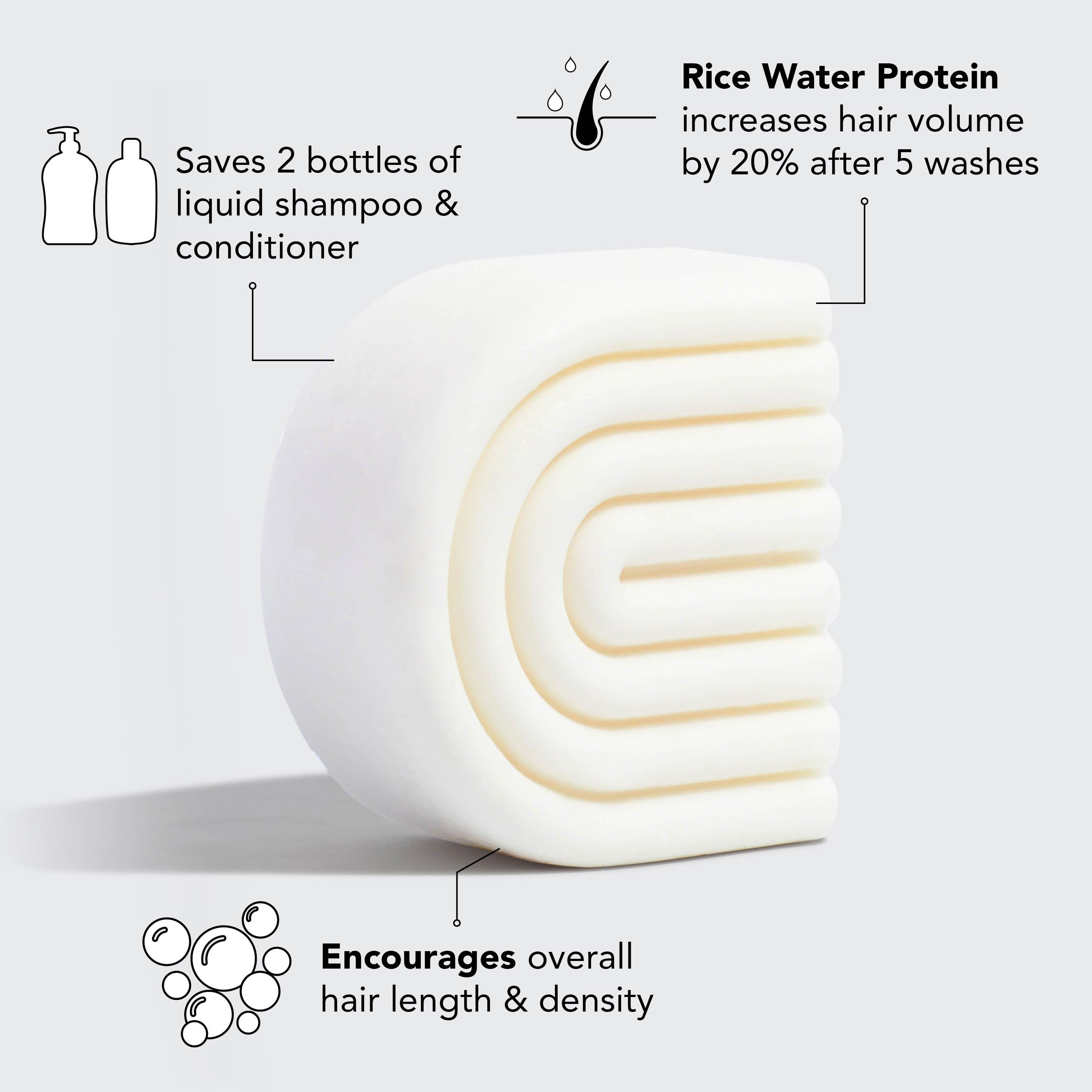 Kitsch Rice Water Shampoo & Conditioner Combo for Hair Growth