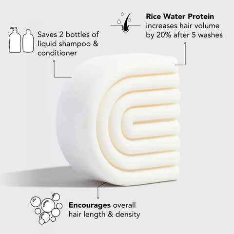 Kitsch Rice Water Shampoo & Conditioner Combo for Hair Growth