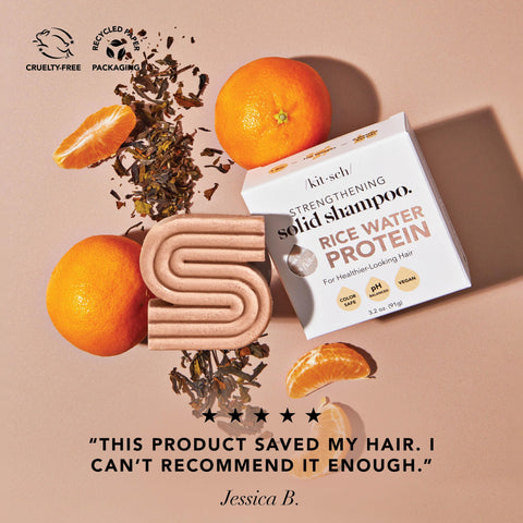 KITSCH Rice Water Shampoo Bar for Hair Growth