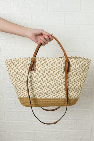 Jaylani Woven Tote Bag in - Shoes & Bags photo