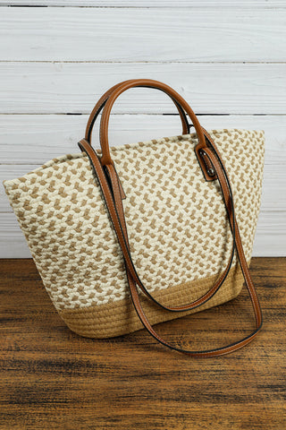 Jaylani Woven Tote Bag in - Shoes & Bags photo