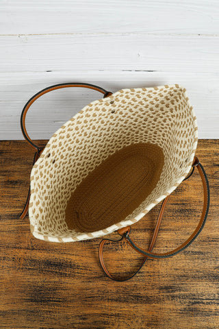 Jaylani Woven Tote Bag in - Shoes & Bags photo