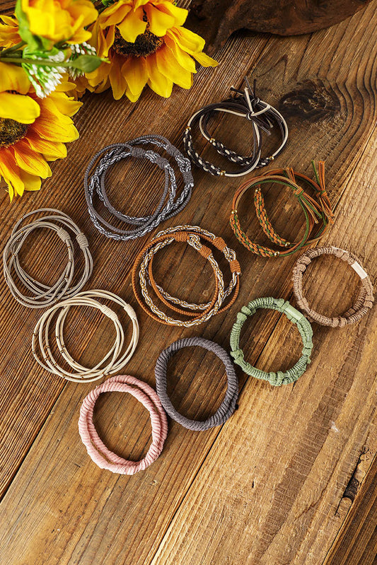 10pcs Boho Knotted Hair Ties in - Accessories photo
