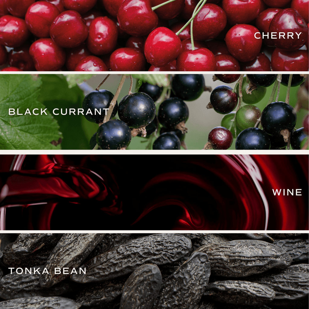 Blackwood Cherry Soy Candle - White Jar - 11 oz in - Candles photo