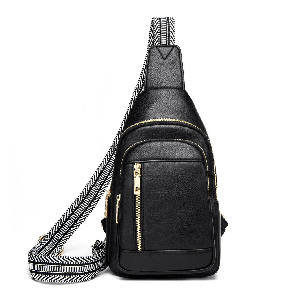 Genevive Sling Crossbody in Black - photo