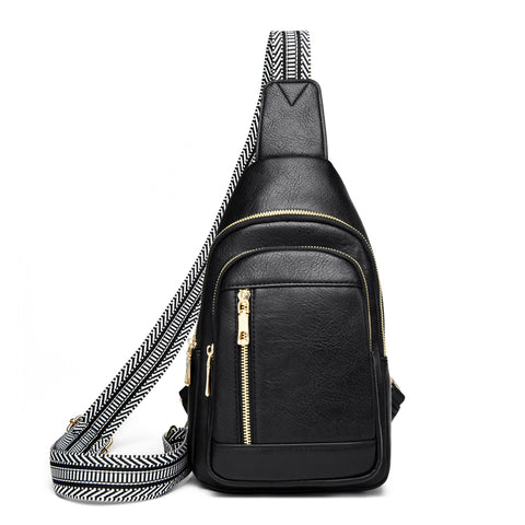 Genevive Sling Crossbody in Black - photo