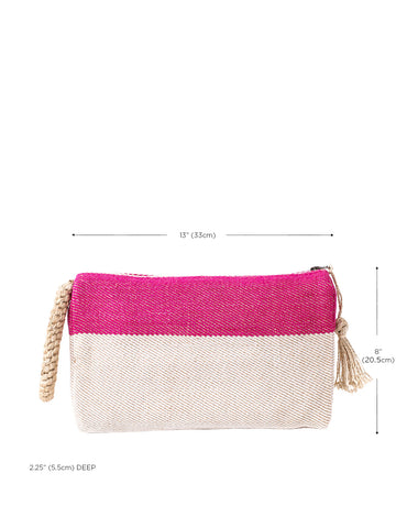 Block A Clutch - Pink in - ACCESSORIES photo