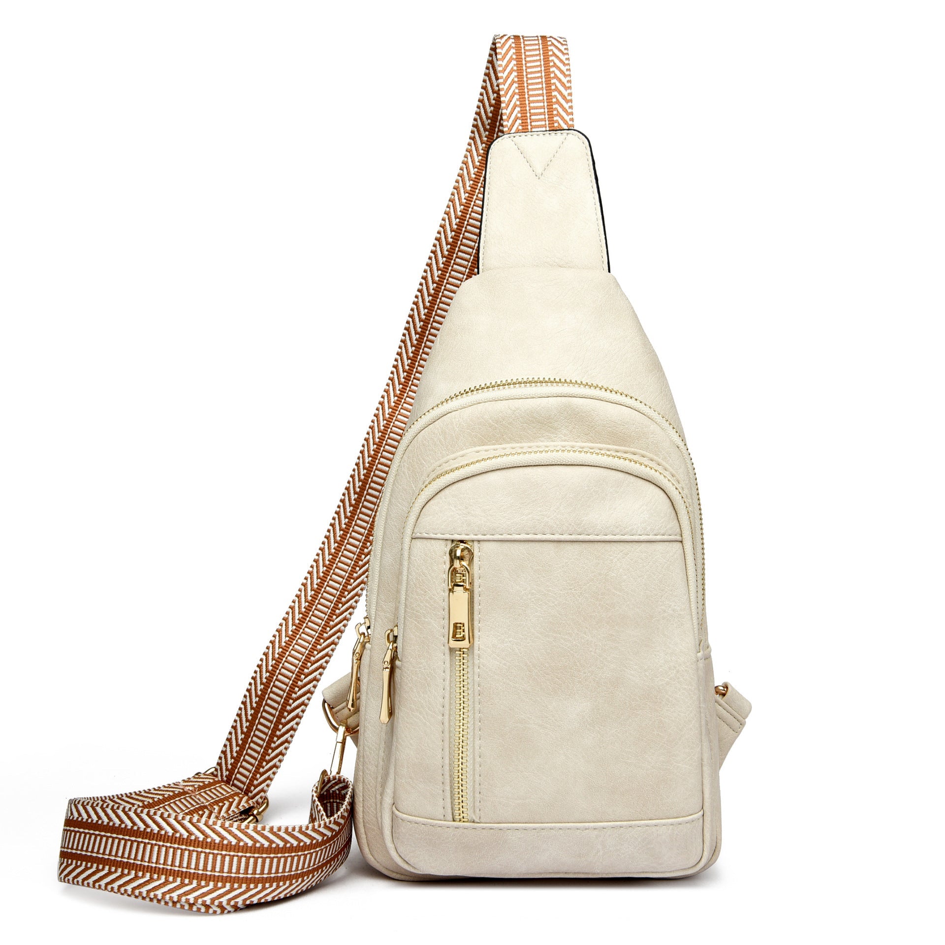 Genevive Sling Crossbody in Bone - photo