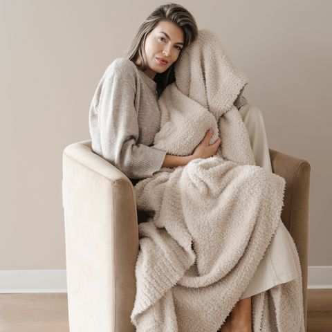 BAMBONI® XL BLANKETS in Buttermilk - photo