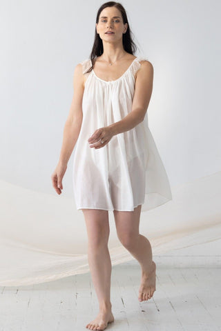 Betty Babydoll in Cotton Silk Blend in - PAJAMAS photo
