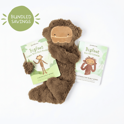 Slumberkins Bigfoot Snuggler Plush Toy & Board Book