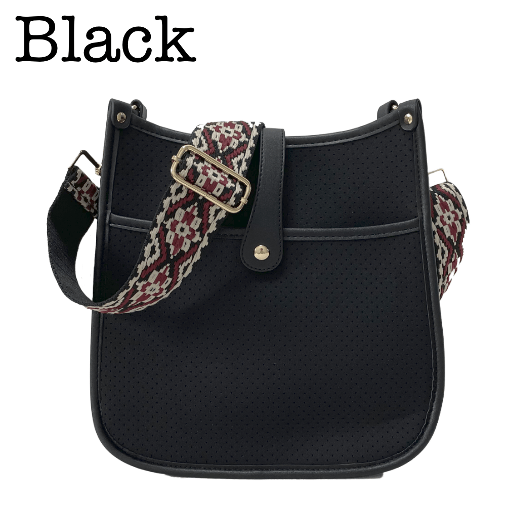 Neoprene Courier | Choose Your Strap in Black - Bags photo