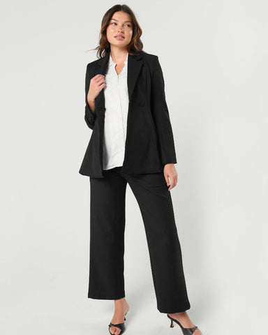 Nathalie Maternity Blazer (Regular & Petite) in - Maternity Blazer Suit Jacket photo