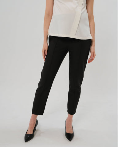 Slim Leg Maternity Work Pants in Black in - Pants photo