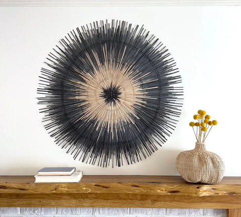 Eclipse Handwoven Palm Wall Hanging | Malawi